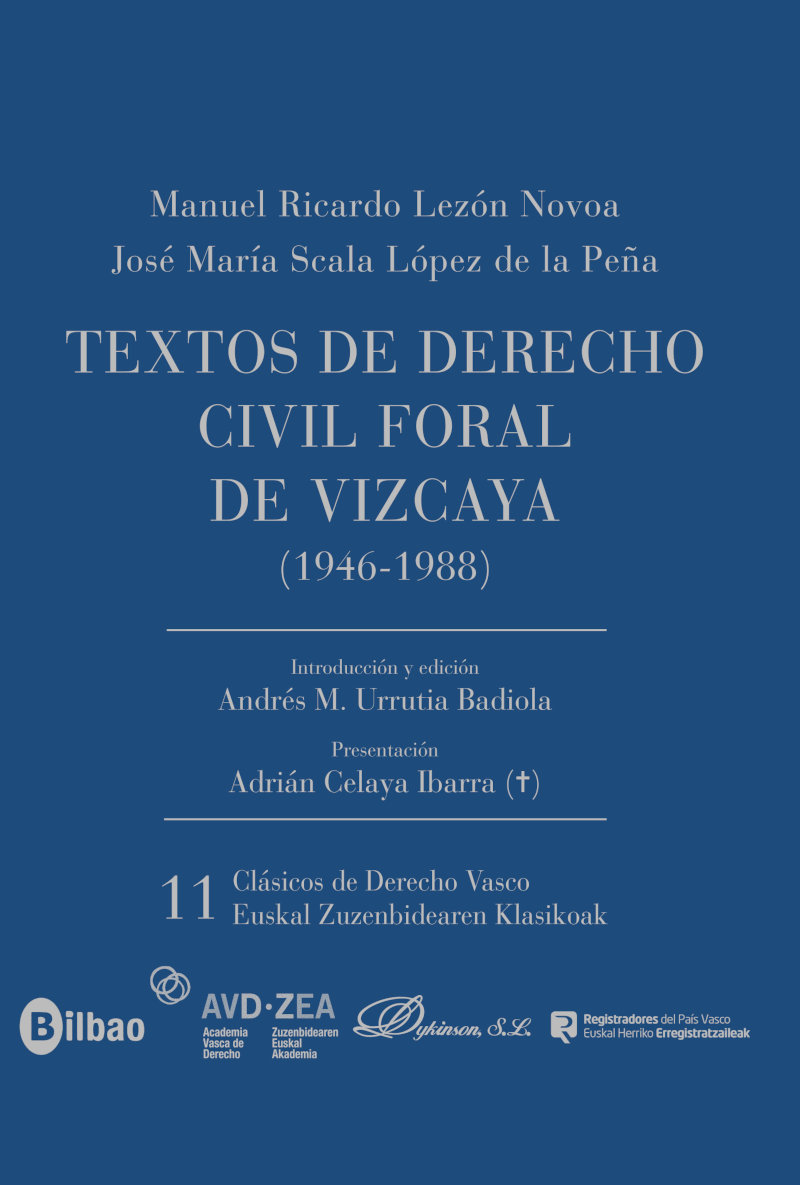 Textos de Derecho civil foral de Vizcaya (1946-1988)